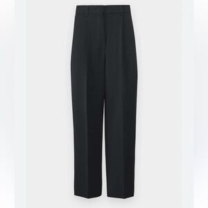 Weekend Max Mara black wool-blended tailored trousers